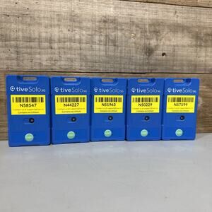 (5) Tive Solo 5g TT-7100 Temperature Humidity Location Tracker Data Loggers